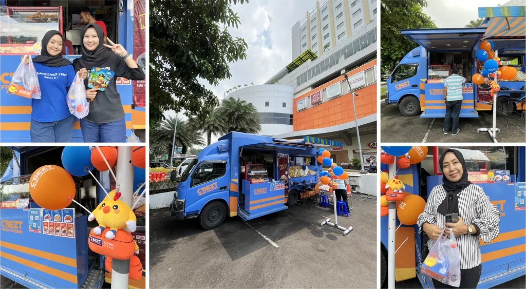 Food Truck C’Bezt Fried Chicken Hadir di Kota Gresik, Disambut Hangat oleh Warga