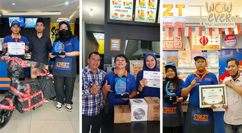 Semarak HUT RI ke-80, C’Bezt Fried Chicken Umumkan Pemenang Lomba Menghias Outlet